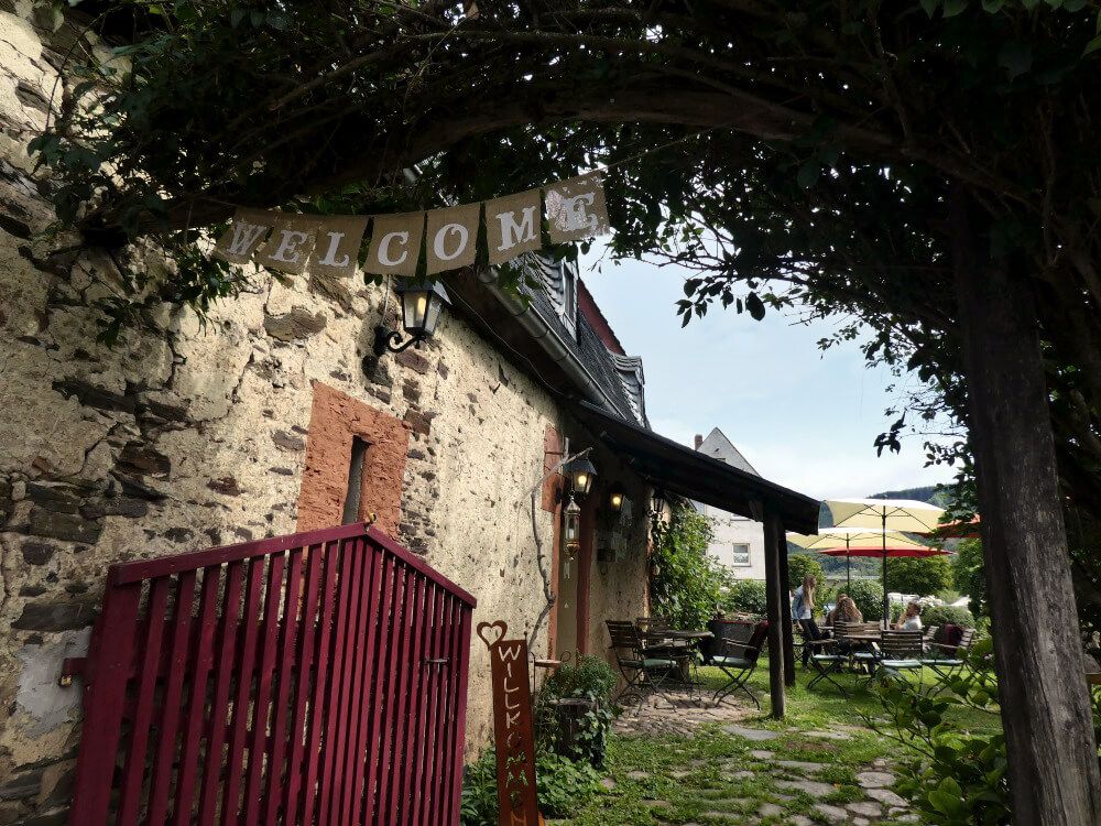 Kinheim, Café Bonaparte © Carmen Sadowski Ansicht auf das Café Bonaparte in Kinheim.