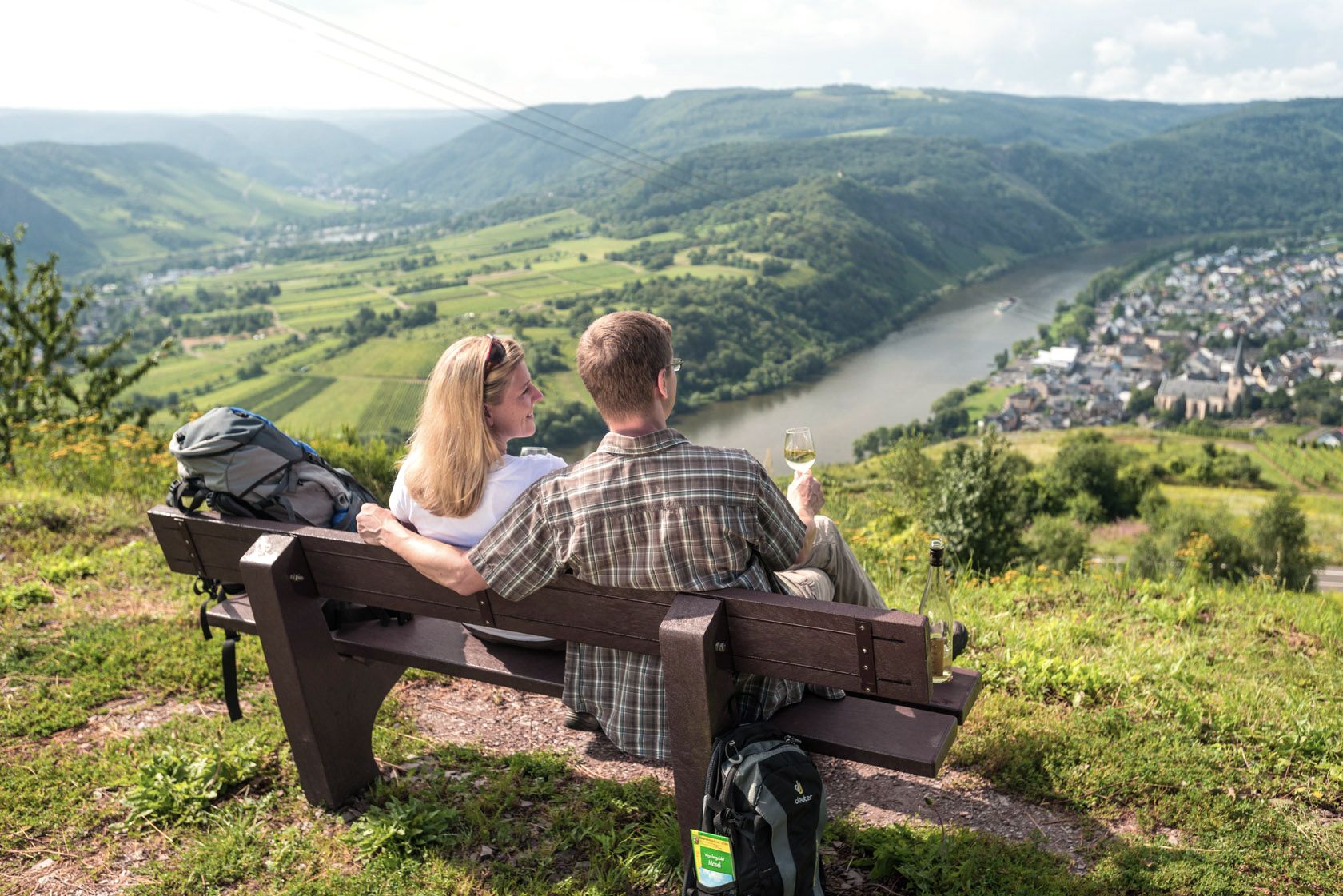 Wandern auf dem Moselsteig © Rheinland-Pfalz Tourismus GmbH/Dominik Ketz