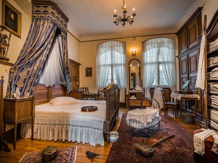 Traben-Trarbach, Mittelmosel-Museum, Schlafzimmer © Mittelmosel-Museum Ansicht auf ein Schlafzimmer im Mittelmosel-Museum in Traben-Trarbach.