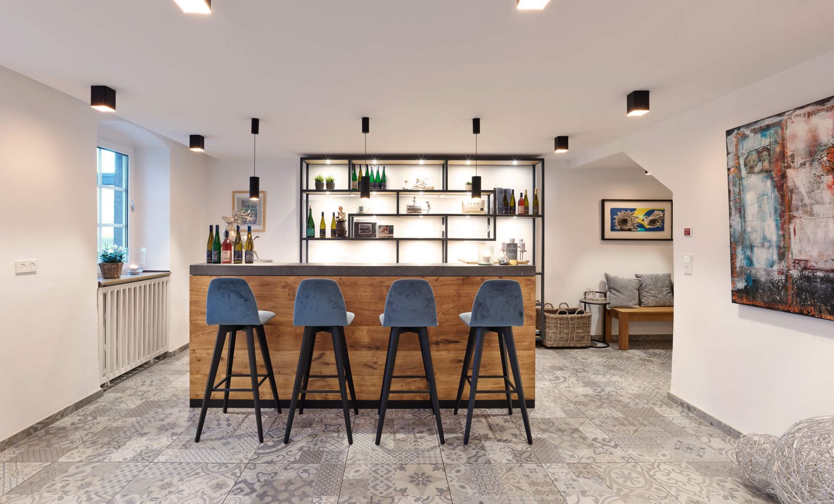 Löf-Kattenes, Bar im Weingut Fries © Weingut Fries