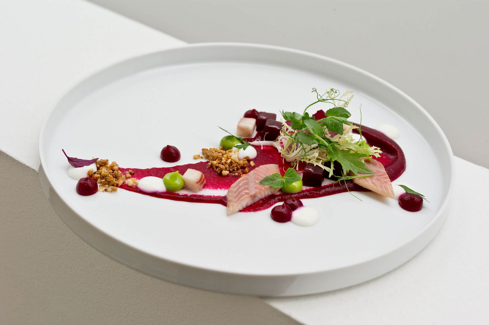 Trier, geräucherte Forelle im Becker´s Restaurant © Becker´s Trier Ansicht auf eine geräucherte Forelle im Becker´s Restaurant.