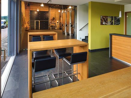 Ürzig, Rebenhof Riesling Manufaktur, Innenansicht © Rebenhof/Johannes Schmitz Innenansicht der Rebenhof Riesling Manufaktur in Ürzig.