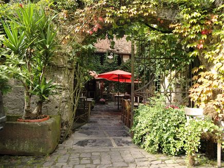 Kobern-Gondorf, Innenhof der Alten Mühle Thomas Höreth © Alte Mühle Thomas Höreth GmbH & Co. KG Innenhof der Alten Mühle Thomas Höreth