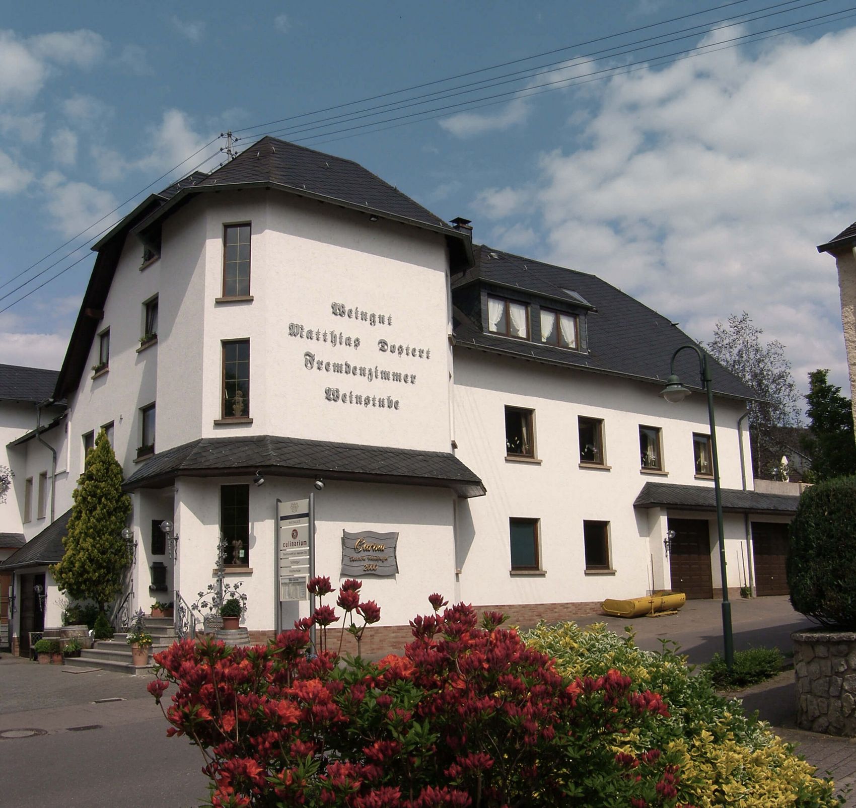 Nittel, Weingut Matthias Dostert © Culinarium GbR Außenansicht des Weingutes Matthias Dostert.