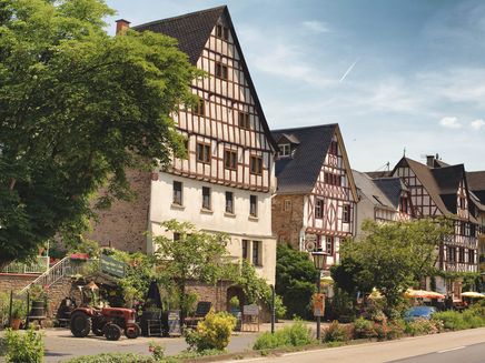 Ediger-Eller, Fachwerkhäuser © Christopher Arnoldi Ansicht von Fachwerkhäusern in Ediger-Eller.