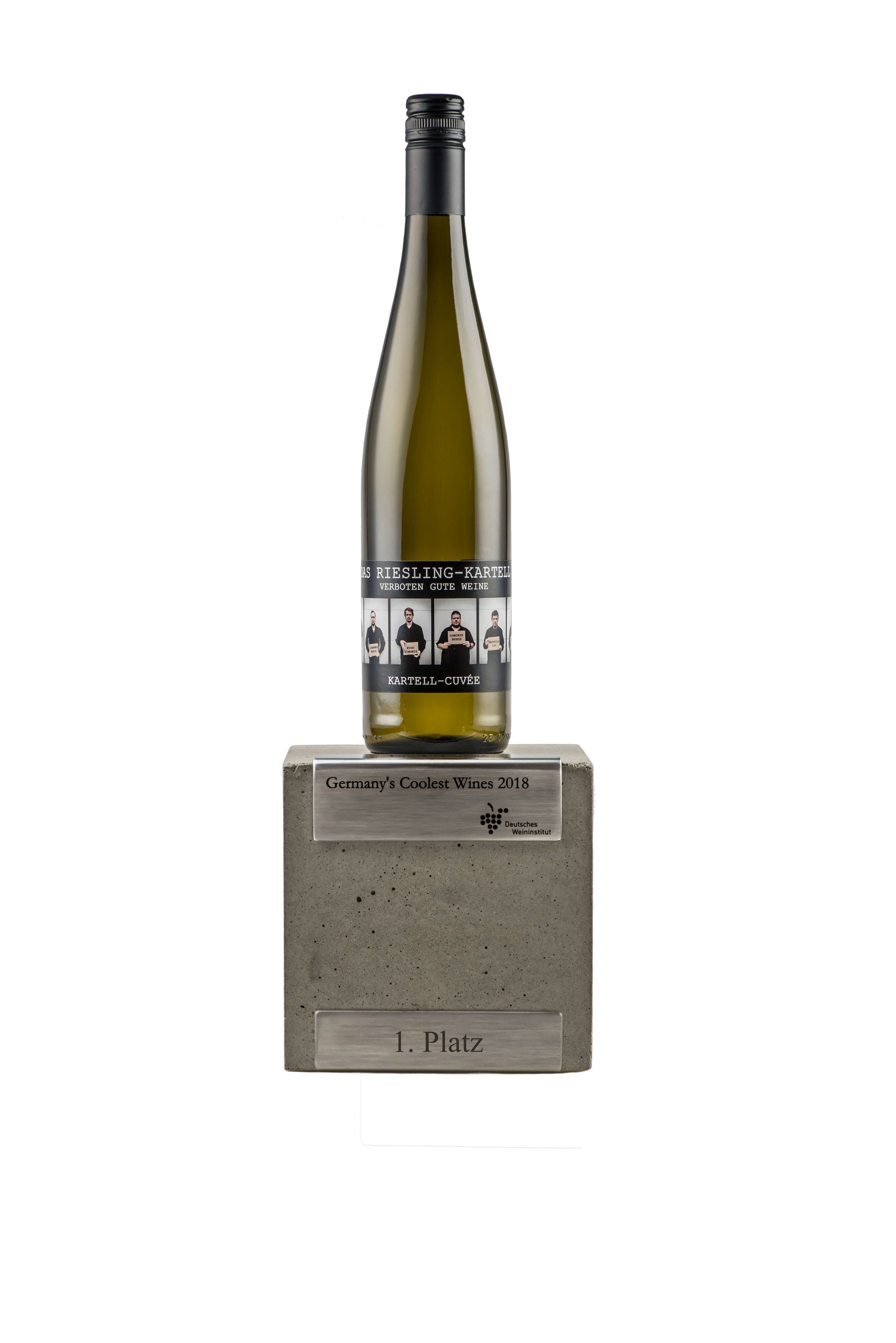 Pünderich, Kartellwein © Riesling-Kartell Ansicht auf eine Flasche Kartellwein des Riesling-Kartells.